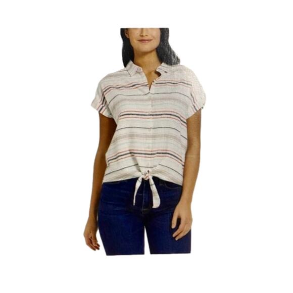 Weatherproof Women's  Linen Top Large NWT - Picture 4 of 4